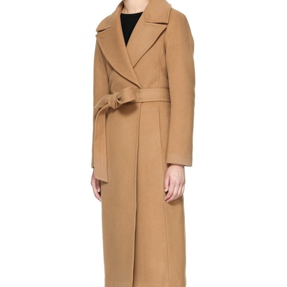 Mackage Babie Wrap Maxi Coat, Camel